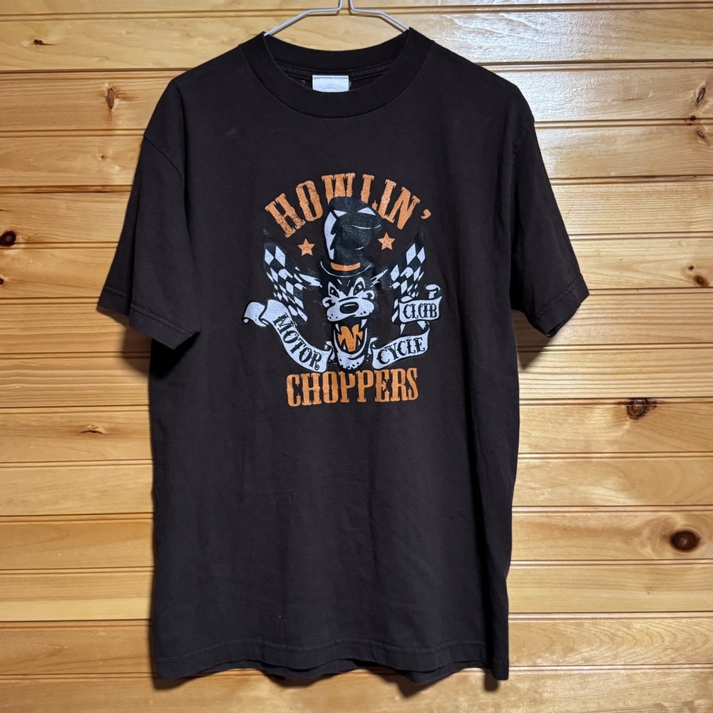 The Disney Store Exclusive Original Howlin' Choppers Brown T-Shirt Medium